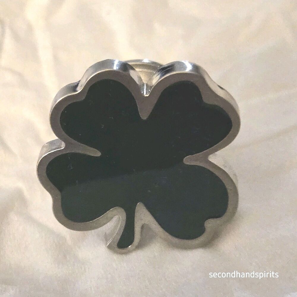 Longaberger 2006 Lucky Twist Shamrock Knob #23282 Great for ANY Lid or Drawer